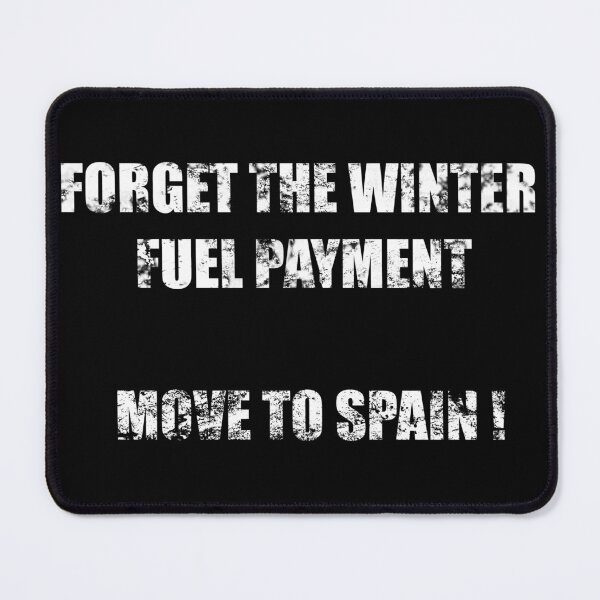 Item preview, Cold Winter Move To Spain Tee Shirt Slogan designed and sold by KALEIDOSCOPE UK.