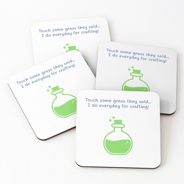 Item preview, Touch some grass they said - Funny Gamer Quote designed and sold by Kouichi1990.