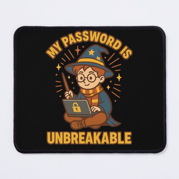Item preview, My Password Is Unbreakable – Harry Potter Parody Design designed and sold by WittyLabs.