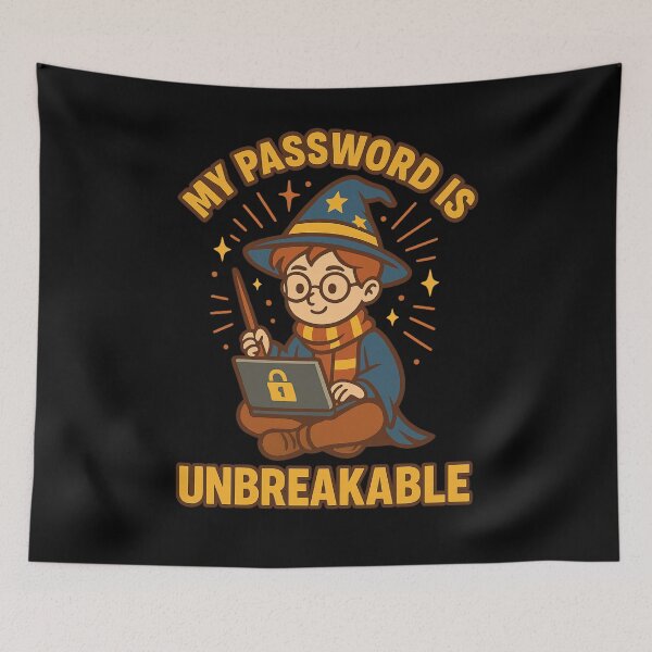 Item preview, My Password Is Unbreakable – Harry Potter Parody Design designed and sold by WittyLabs.
