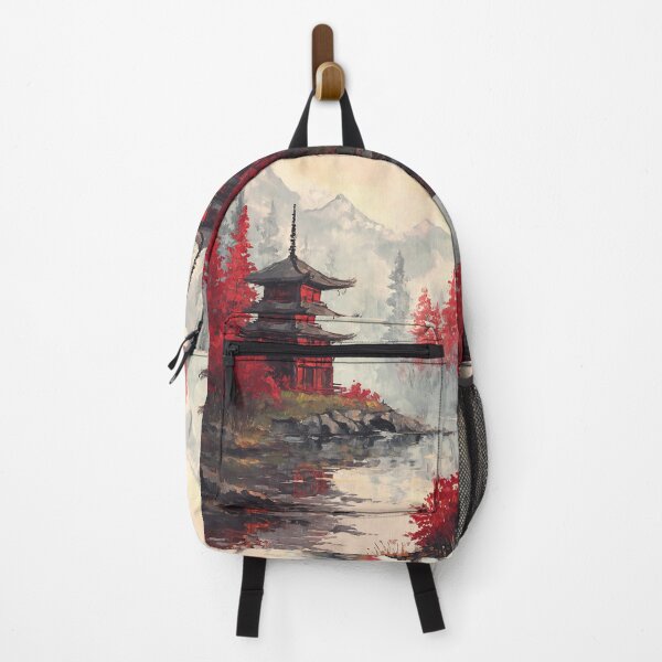 Item preview, Serene Japanese Landscape Art designed and sold by bapupa.