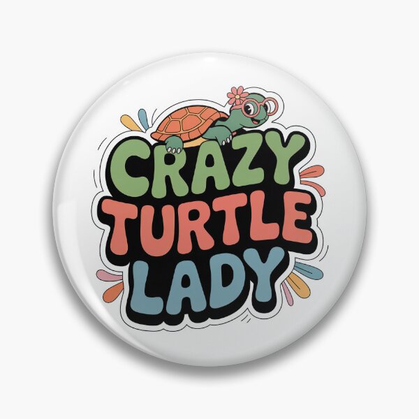Item preview, Crazy Turtle Lady designed and sold by graphic-genie.