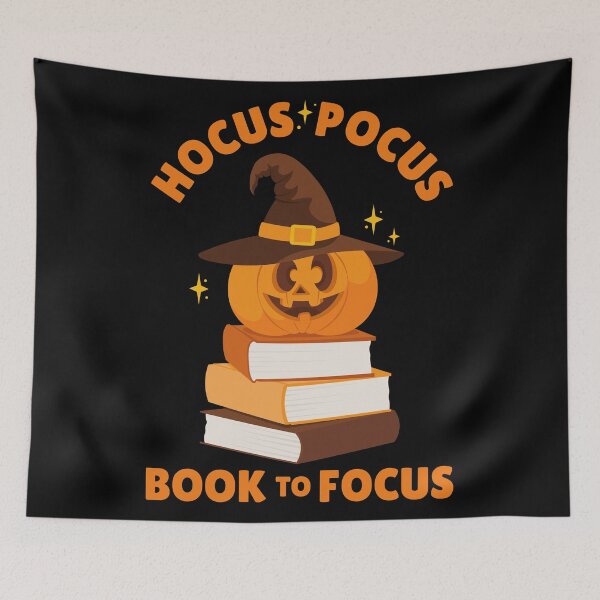 Item preview, Hocus Pocus Book to Focus Halloween Pumpkin designed and sold by Art-of-Rory.