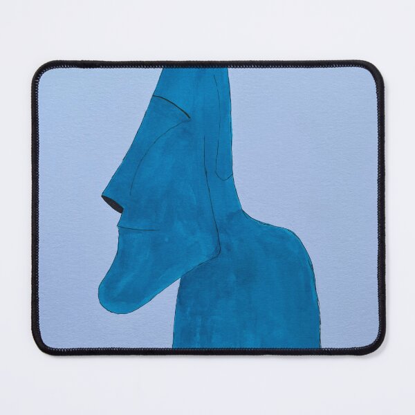 Item preview, Turquoise blue Moai designed and sold by Tyfrad.