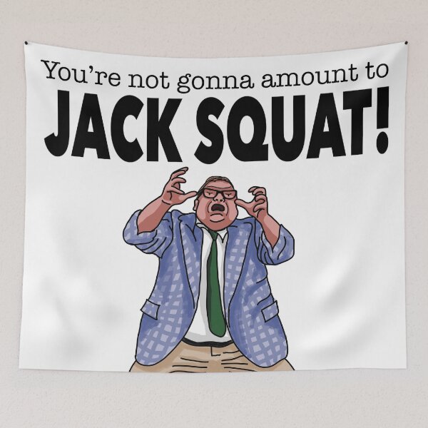 Item preview, Jack Squat!- Matt Foley (Raised Hands) designed and sold by km83.