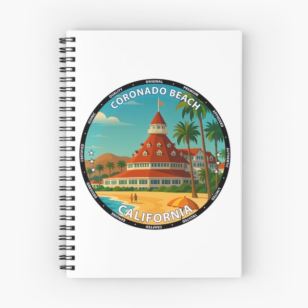 Item preview, Coronado Beach California Vintage Travel Poster USA designed and sold by inkNext.