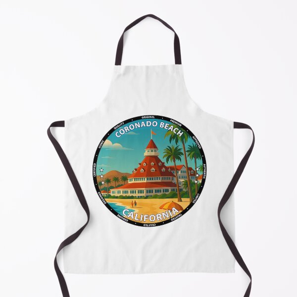 Item preview, Coronado Beach California Vintage Travel Poster USA designed and sold by inkNext.