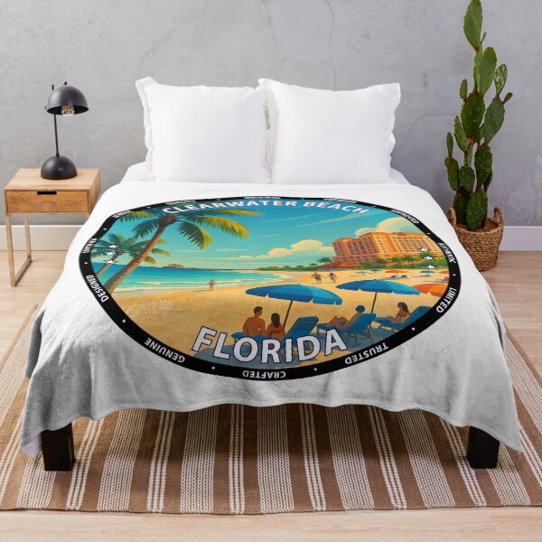 Item preview, Clearwater Beach Florida Sunset - Tropical Travel Poster USA designed and sold by inkNext.