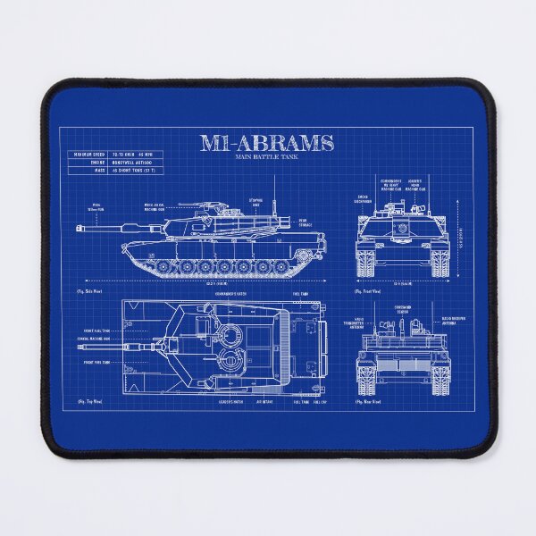 Item preview, M1 ABRAMS- Main Battle Tank (Blueprint) designed and sold by BGALAXY.
