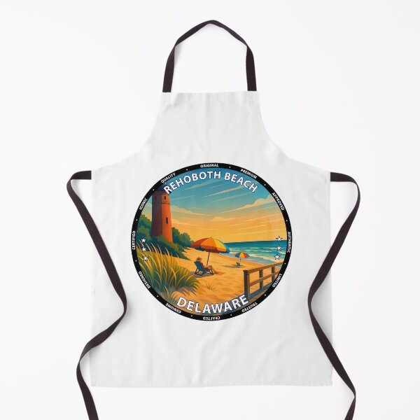 Item preview, Rehoboth Beach Delaware Travel Poster - Coastal Wall Art USA designed and sold by inkNext.