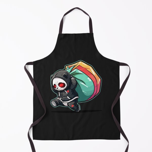 Item preview, Funny Cyber Panda Santa – Cool Christmas Streetwear Anime Design designed and sold by ColorSplash123.