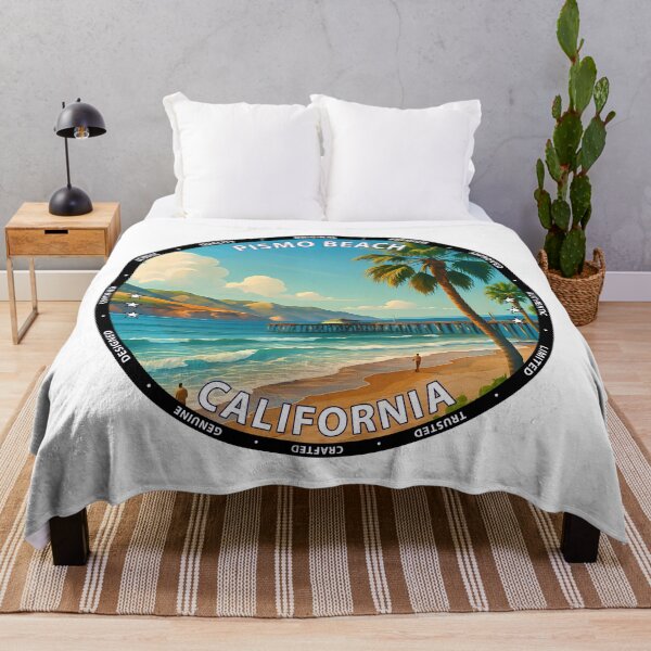 Item preview, Pismo Beach California Travel Poster - Scenic Sunset Coastal Art USA designed and sold by inkNext.
