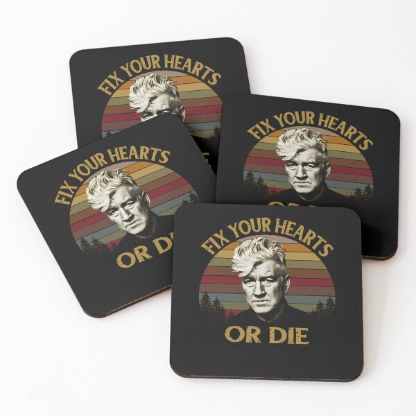 Item preview, David Lynch Retro Fix Your Hearts Or Die designed and sold by CARNEYSERRANO.