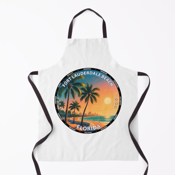 Item preview, Fort Lauderdale Beach Florida - Tropical Travel Poster Art USA designed and sold by inkNext.