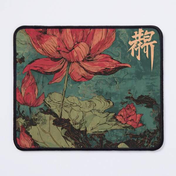 Item preview, Peaceful Japanese Lotus Art designed and sold by bapupa.