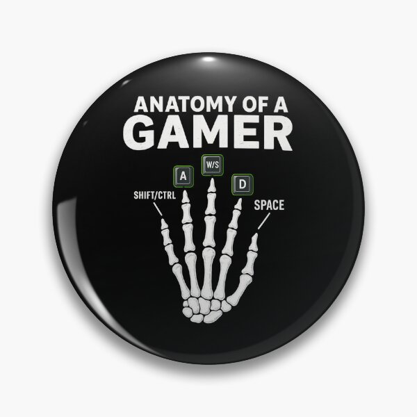 Item preview, Anatomy of a Gamer designed and sold by patternprint1.