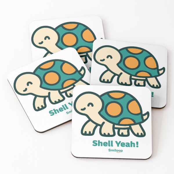 Item preview, Shell Yeah! – Funny Cute Turtle Design designed and sold by Smiloop Kivivi.