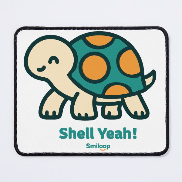 Item preview, Shell Yeah! – Funny Cute Turtle Design designed and sold by Smiloop Kivivi.