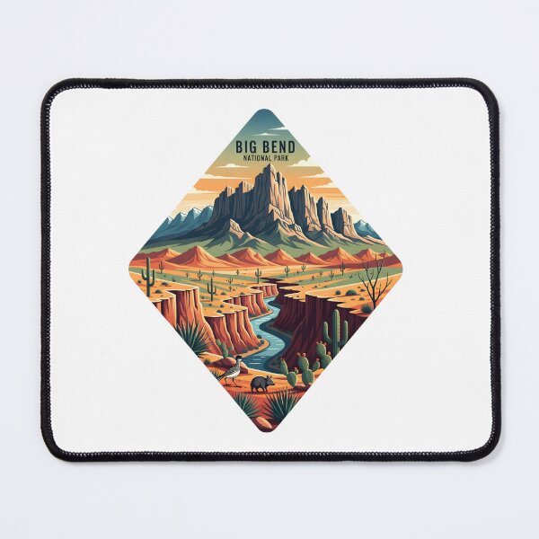 Item preview, Big Bend National Park Texas Landscape Travel Art designed and sold by LittleArij.