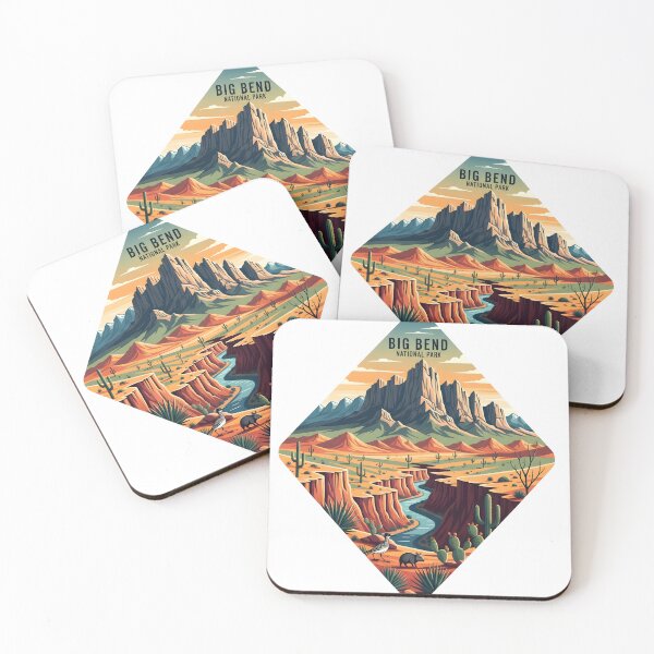 Item preview, Big Bend National Park Texas Landscape Travel Art designed and sold by LittleArij.