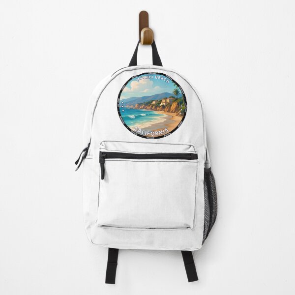 Item preview, Malibu Beach California Sunset - Vintage Travel Poster USA designed and sold by inkNext.