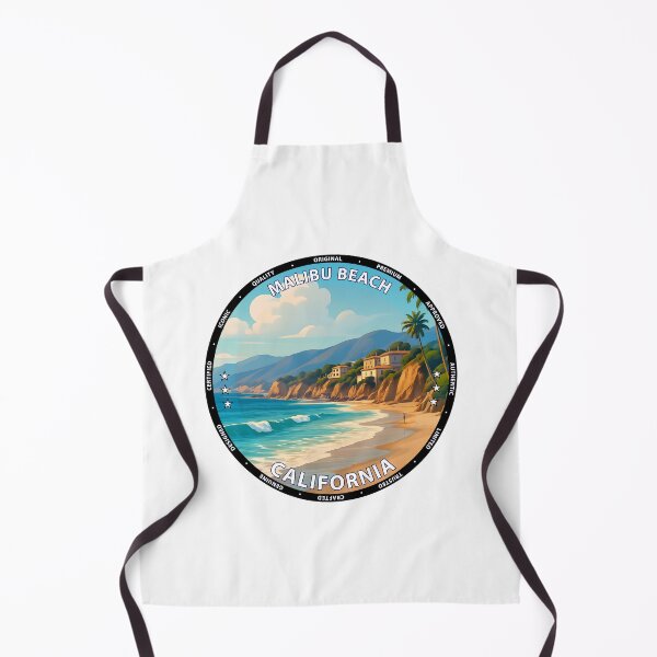 Item preview, Malibu Beach California Sunset - Vintage Travel Poster USA designed and sold by inkNext.