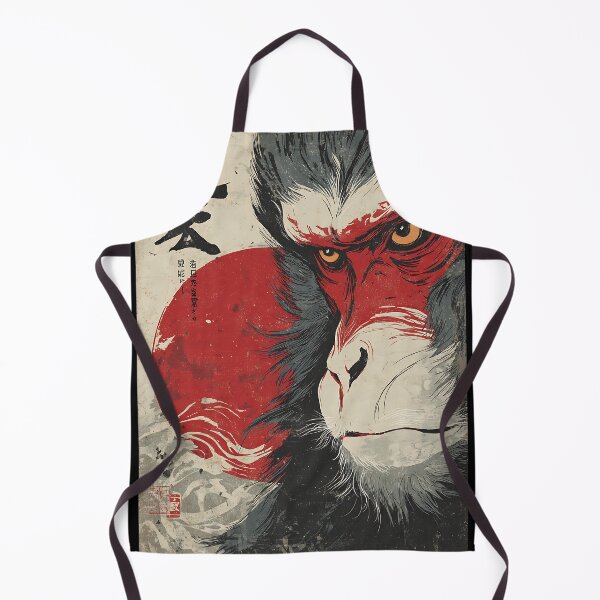 Item preview, Peaceful Japanese Macaque Art designed and sold by bapupa.