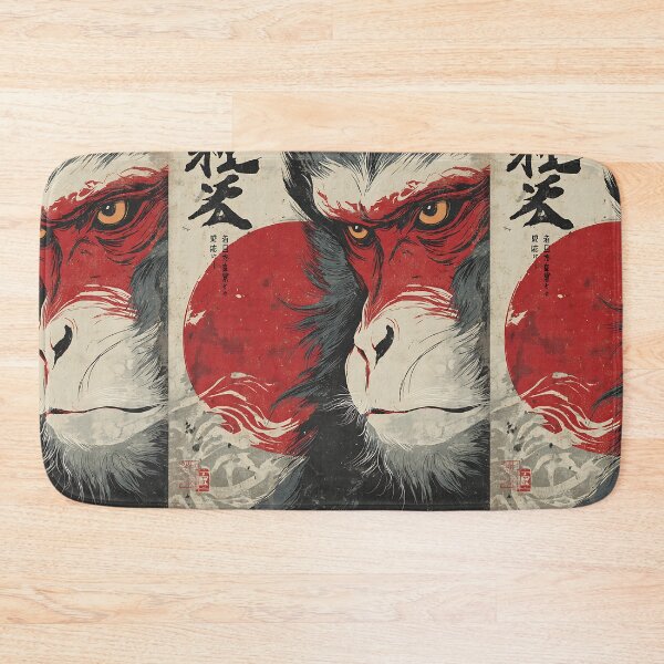 Item preview, Peaceful Japanese Macaque Art designed and sold by bapupa.