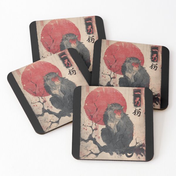 Item preview, Wild Japanese Macaque Art designed and sold by bapupa.