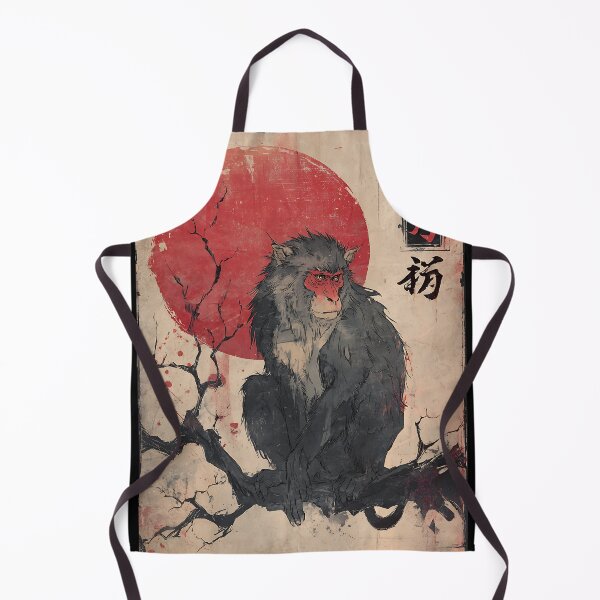 Item preview, Wild Japanese Macaque Art designed and sold by bapupa.