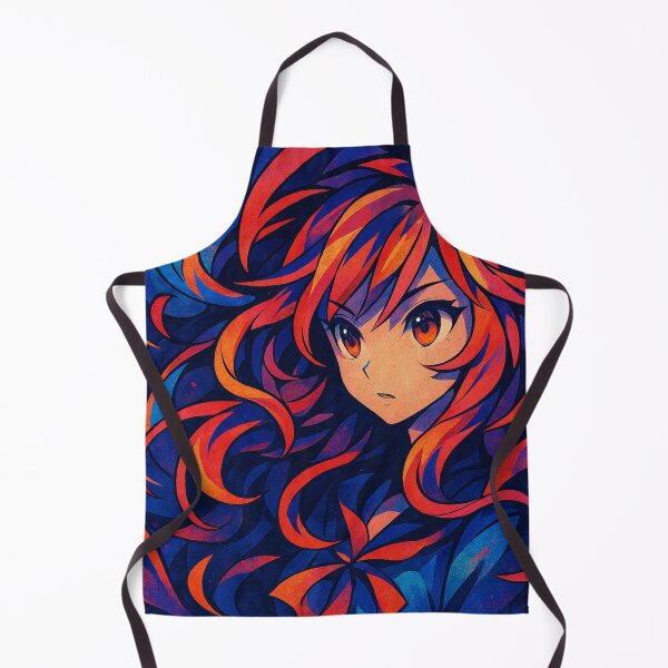 Item preview, Dreamy Hair Vibes – Multicolor Anime Energy meets Abstract Art Explosion designed and sold by FotoworldEdel.