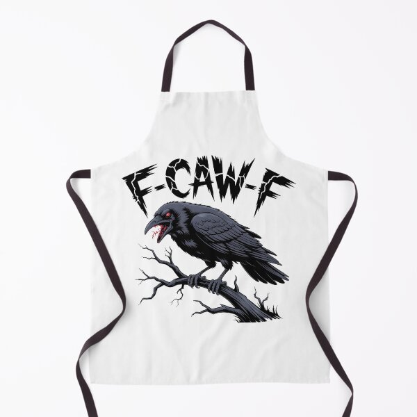 Item preview, Cuervo F-CAW-F – Diseño de humor negro con un cuervo gótico divertido designed and sold by UrbanHowlz.