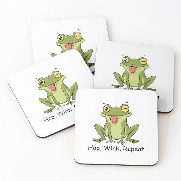 Item preview, Hop, Wink, Repeat – Funny Winking Frog Design designed and sold by designsoftinaa.