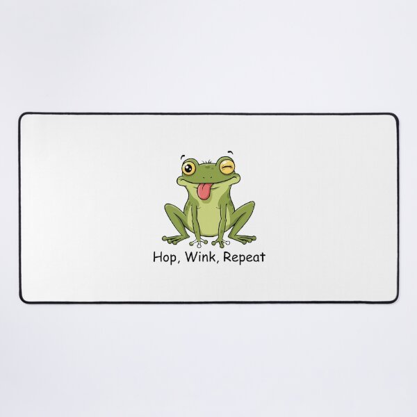 Item preview, Hop, Wink, Repeat – Funny Winking Frog Design designed and sold by designsoftinaa.