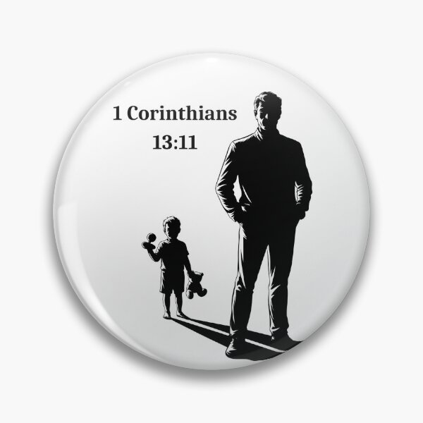 Aperçu de l'œuvre 1 Corinthiens 13:11 – De l'enfance à l'âge adulte | Croissance chrétienne par All43 créée et vendue par All43.