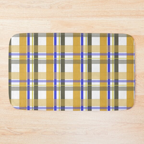 Item preview, Classic Retro Plaid Pattern with Yellow Blue Green Tones designed and sold by ArchersBoutique.
