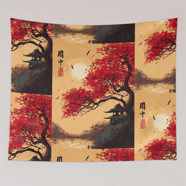 Item preview, Vibrant Japanese Momiji designed and sold by bapupa.