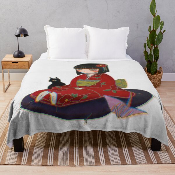 Item preview, Zashiki Warashi – Cute Kawaii House Spirit with Cat designed and sold by tokomoroJP.