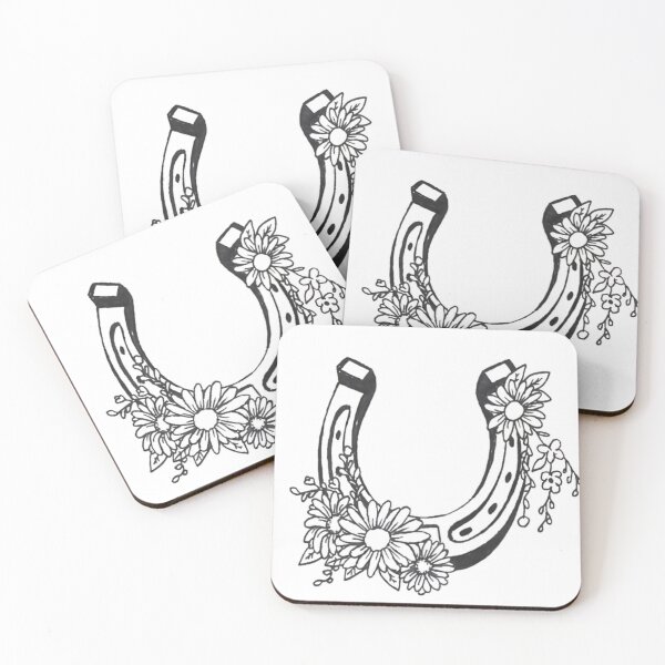 Item preview, Floral Horseshoe designed and sold by Cora Worthington Art.