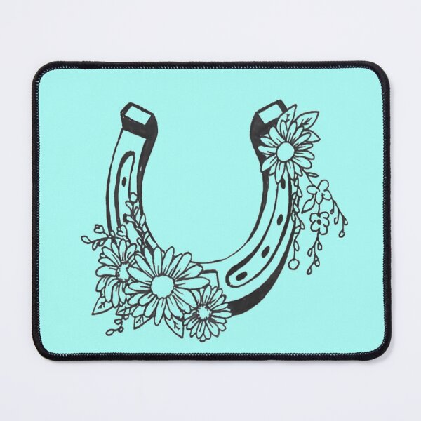 Item preview, Floral Horseshoe designed and sold by Cora Worthington Art.