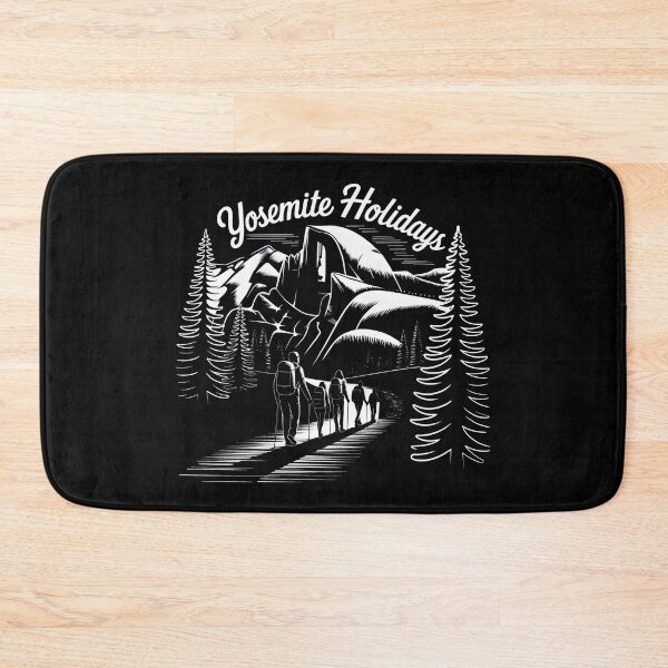Item preview, Monochrome Journey to Yosemite’s Half Dome with Pine Trees designed and sold by SplashTastic.