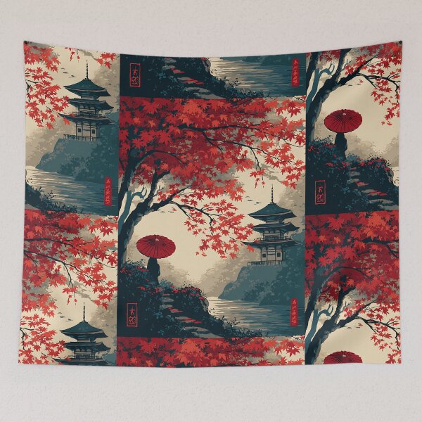 Item preview, Autumn Japanese Momiji designed and sold by bapupa.