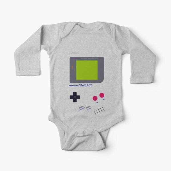 Game Boy Long Sleeve Baby One-Piece