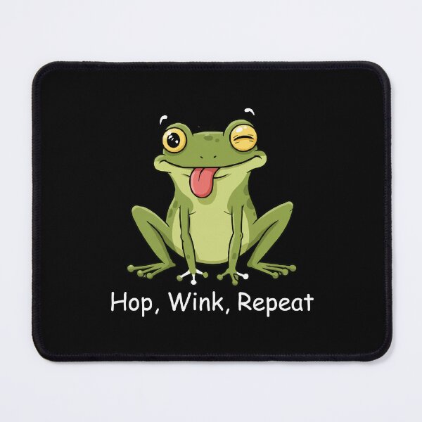Item preview, Hop, Wink, Repeat – Funny Winking Frog Design (Black Edition) designed and sold by designsoftinaa.