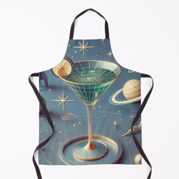 Item preview, Retro Atomic Futuristic Space Age Vortex Martini designed and sold by Lee Hiller Designs.