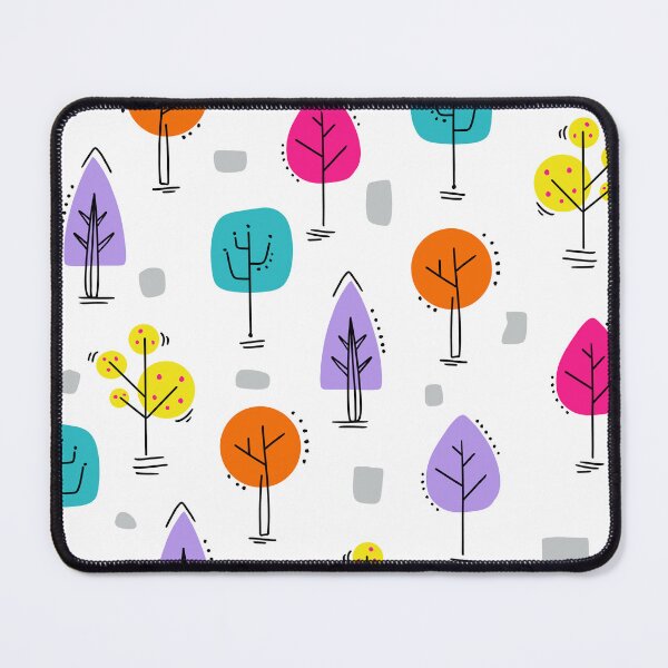 Item preview, Cute Colorful Doodle Trees  designed and sold by Farissa Designs.