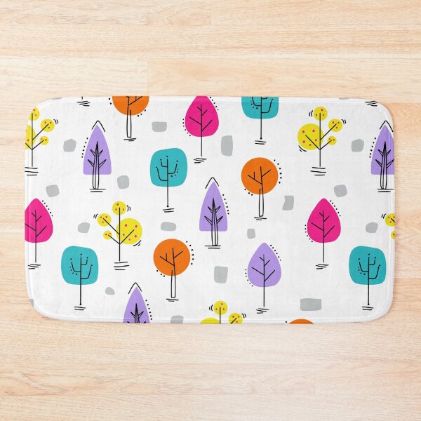 Item preview, Cute Colorful Doodle Trees  designed and sold by Farissa Designs.