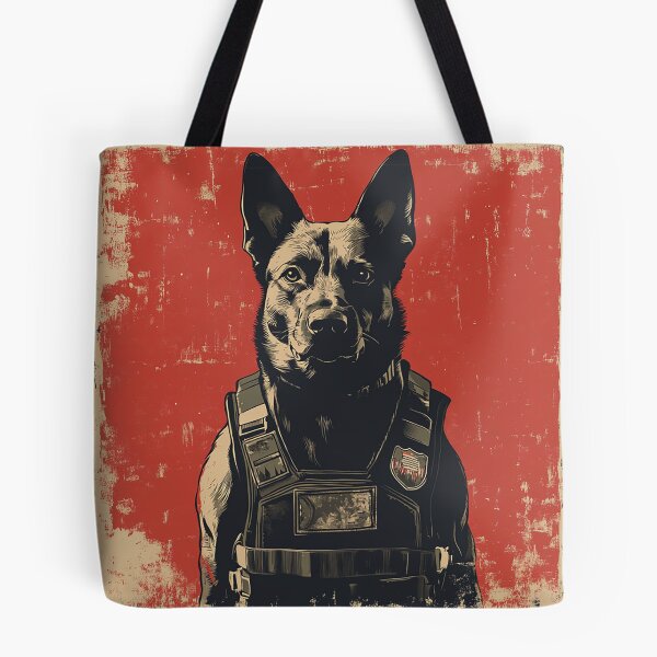 Item preview, Belgian Malinois in Plate Carrier Vest 2 designed and sold by HalsandTyCustom.