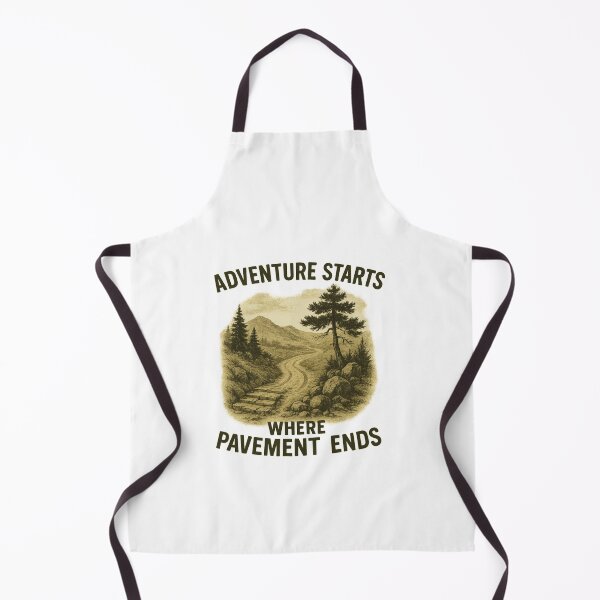 Item preview, Adventure Starts Where The Pavement Ends designed and sold by DailyDrivesct.