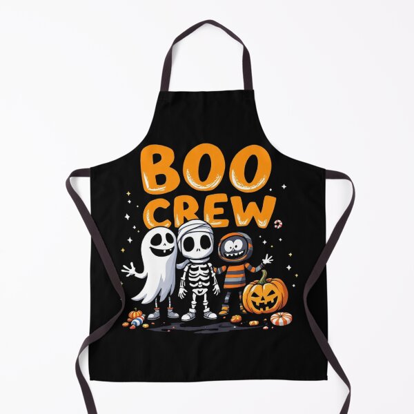 Aperçu de l'œuvre Hooligans d'Halloween : Un design ludique et amusant avec un groupe de hooligans d'Halloween. Un fantôme, une momie extraterrestre et un extraterrestre sont réunis avec des citrouilles, semant la pagaille. créée et vendue par Grang Art Artistic Designs.